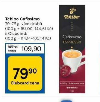 Tesco Kávové kapsle tchibo nabídka
