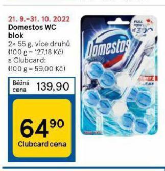 Tesco Domestos wc blok nabídka