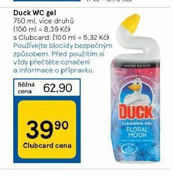 Tesco Duck wc gel nabídka