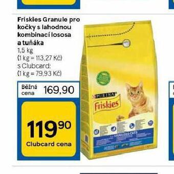 Tesco Friskies granule pro kočky nabídka