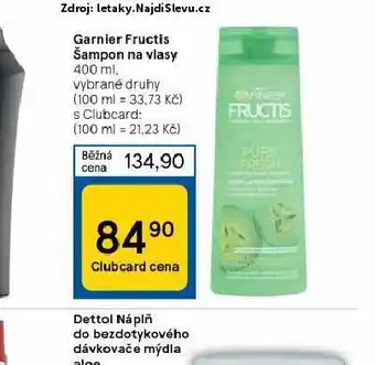 Tesco Garnier šampon nabídka