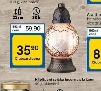 Tesco Hřbitovní svíčka nabídka
