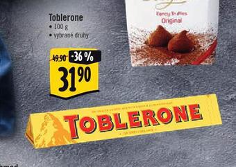 Jip Toblerone nabídka
