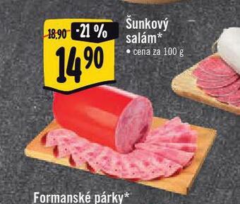 Jip Šunkový salám nabídka