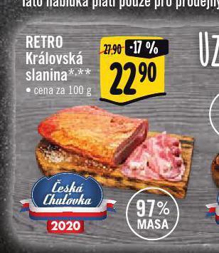 Jip Královská slanina nabídka