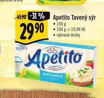 Jip Apetito tavený sýr nabídka