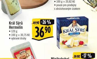 Jip Král sýrů hermelín nabídka