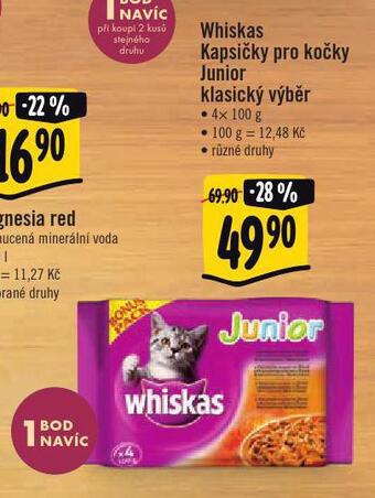 Jip Whiskas kapsičky pro kočky nabídka