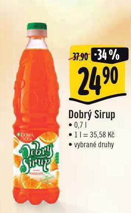 Jip Dobrý sirup nabídka