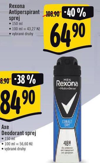Jip Rexona antiperspirant nabídka