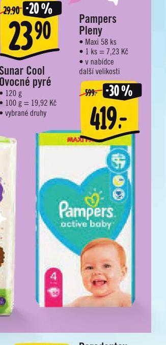 Jip Pampers pleny nabídka