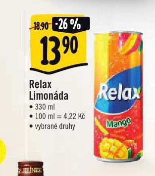 Jip Relax limonáda nabídka