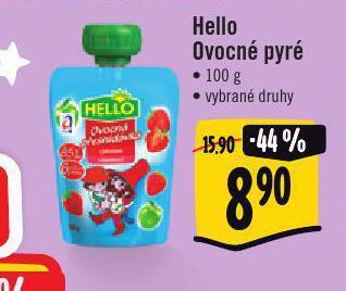 Jip Hello ovocné pyré nabídka
