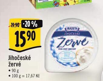 Jip Jihočeské žervé nabídka