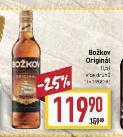 Billa Božkov originál nabídka