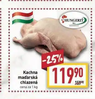 Billa Kachna maďarská nabídka