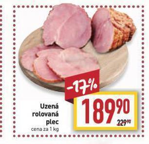 Billa Uzená rolovaná plec nabídka