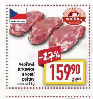 Billa Vepřová krkovice nabídka