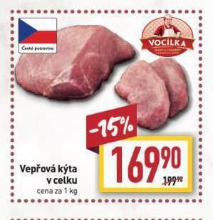 Billa Vepřová kýta nabídka