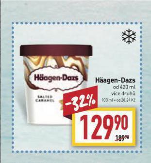 Billa Haagen-dazs zmrzlina nabídka