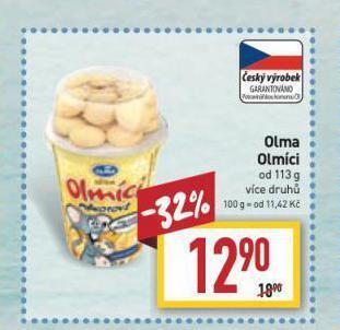 Billa Olma olmíci nabídka