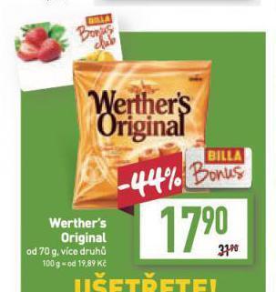 Billa Werther's original nabídka