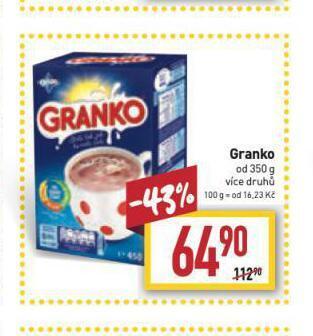 Billa Granko nabídka