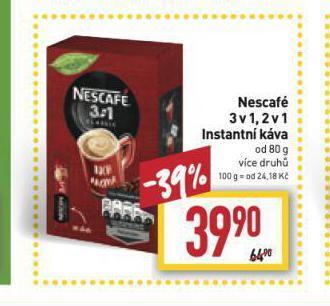 Billa Káva nescafé nabídka