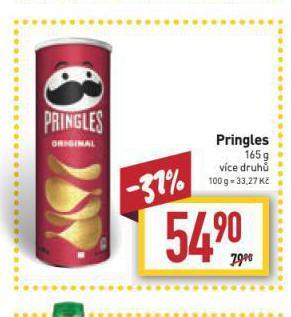 Billa Pringles nabídka