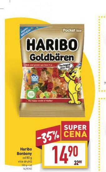 Billa Haribo bonbony nabídka