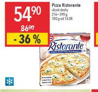 Globus Pizza ristorante nabídka