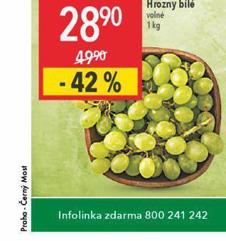Globus Hrozny bílé nabídka