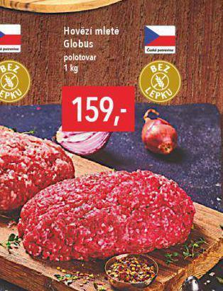 Globus Hovězí mleté nabídka