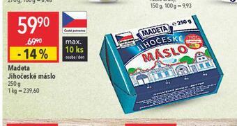 Globus Madeta jihočeské máslo nabídka