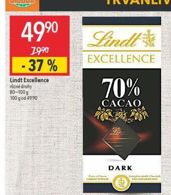 Globus Lindt excellence čokoláda nabídka