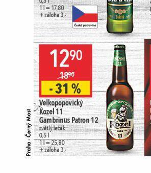 Globus Pivo gambrinus nabídka
