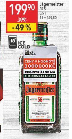 Globus Jagermeister nabídka