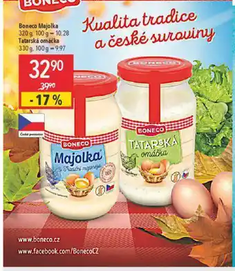 Globus Boneco tatarská omáčka nabídka