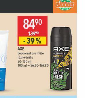 Globus Axe deodorant sprej nabídka