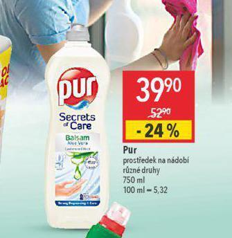 Globus Pur prostředek na nádobí nabídka