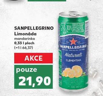 Kaufland Sanpellegrino limonáda nabídka