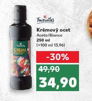 Kaufland Krémový ocet nabídka