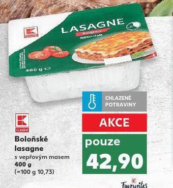 Kaufland Boloňské lasagne nabídka