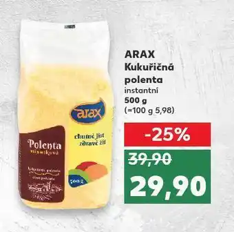 Kaufland Arax kukuřičná polenta nabídka