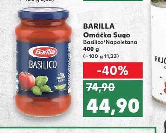 Kaufland Barilla omáčka sugo nabídka