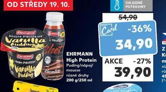 Kaufland Ehrmann high protein nabídka
