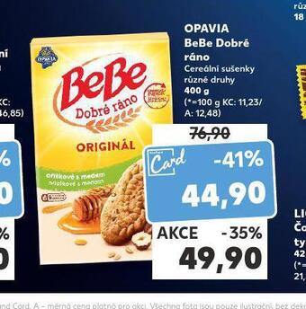 Kaufland Opavia bebe dobré ráno nabídka