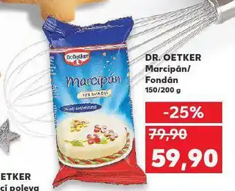 Kaufland Dr. oetker marcipán / fondán nabídka