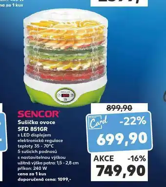 Kaufland Sušička ovoce sencor nabídka