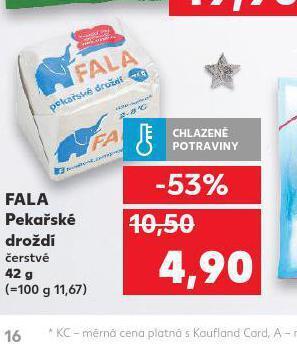 Kaufland Fala pekařské droždí nabídka